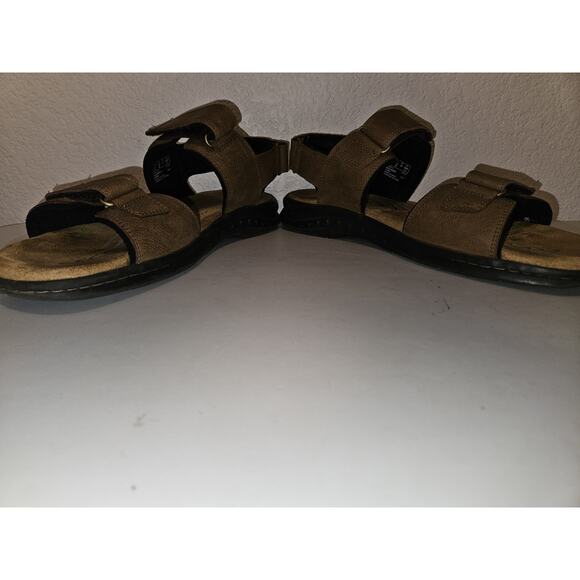 Clarks Collection Mens Size 13 Leather Hapsford Creek Sandals main image 8